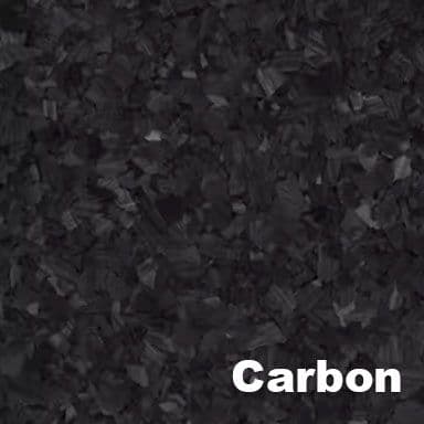 Carbon epoxy flake color swatch