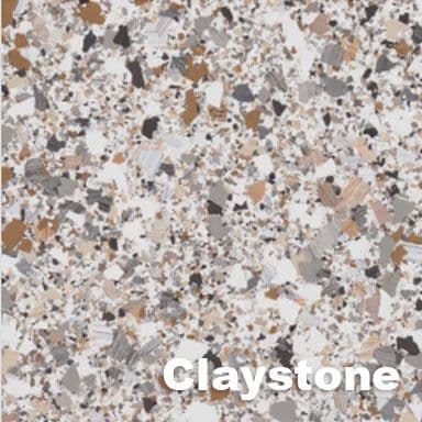 Claystone epoxy flake color swatch