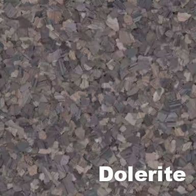 Dolerite epoxy flake color swatch