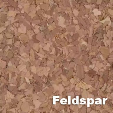 Feldspar epoxy flake color swatch