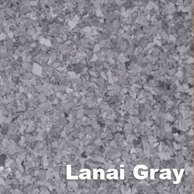 Lanai Gray epoxy flake color swatch