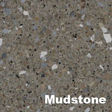 Mudstone epoxy flake color swatch