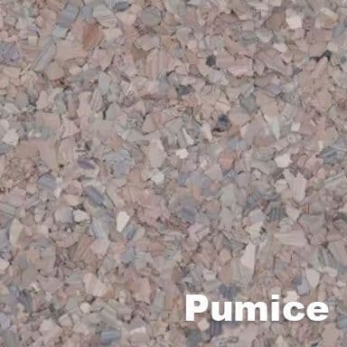 Pumice epoxy flake color swatch