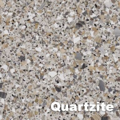 Quartzite epoxy flake color swatch