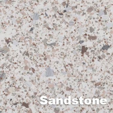 Sandstone epoxy flake color swatch