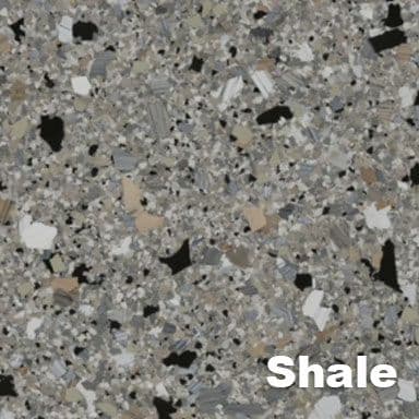 Shale epoxy flake color swatch