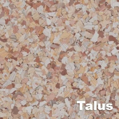 Talus epoxy flake color swatch