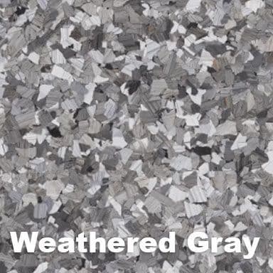 Weathered epoxy flake color swatch