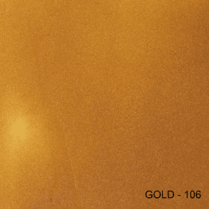 Gold epoxy flake color swatch
