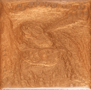 Bronze epoxy flake color swatch