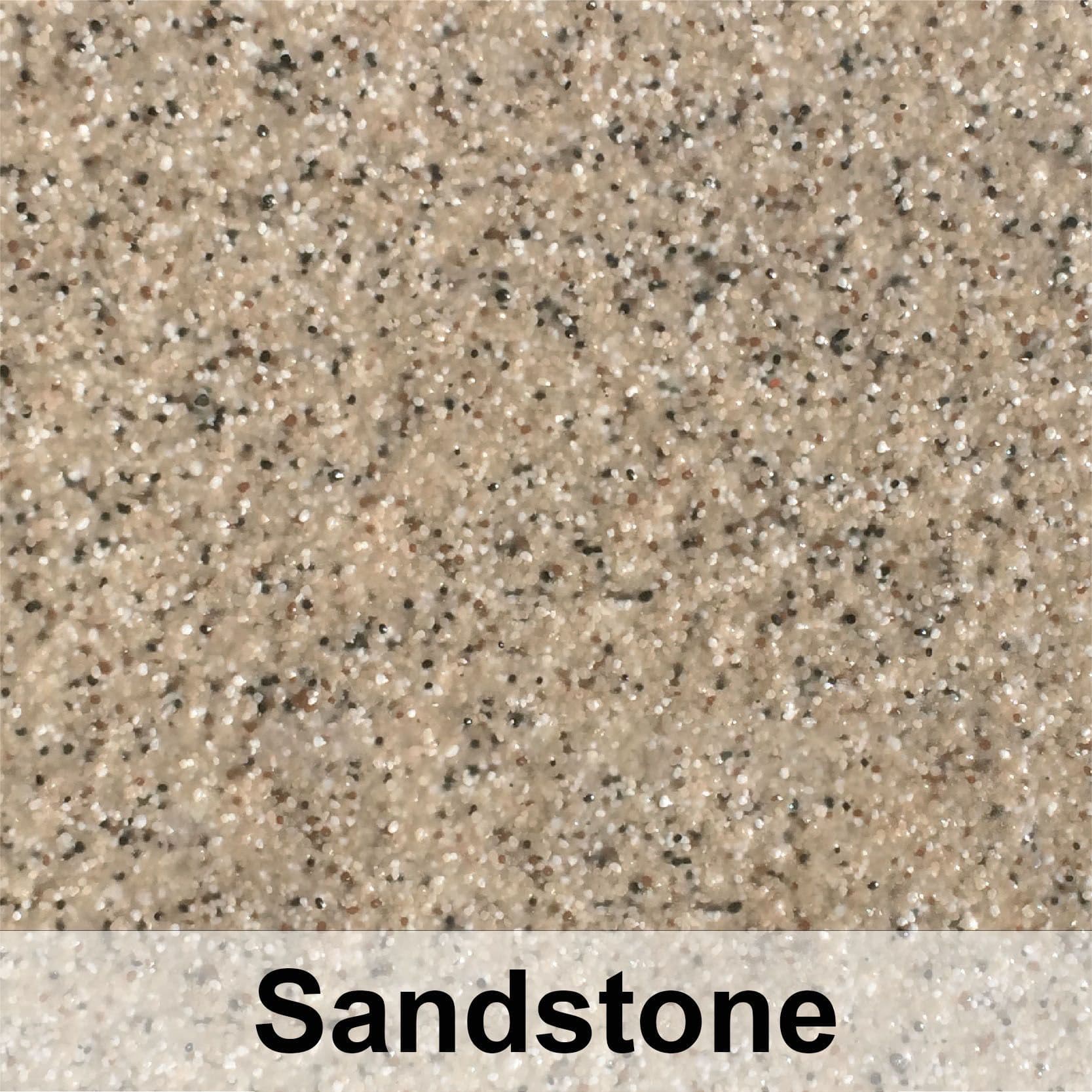 Sandstone epoxy flake color swatch