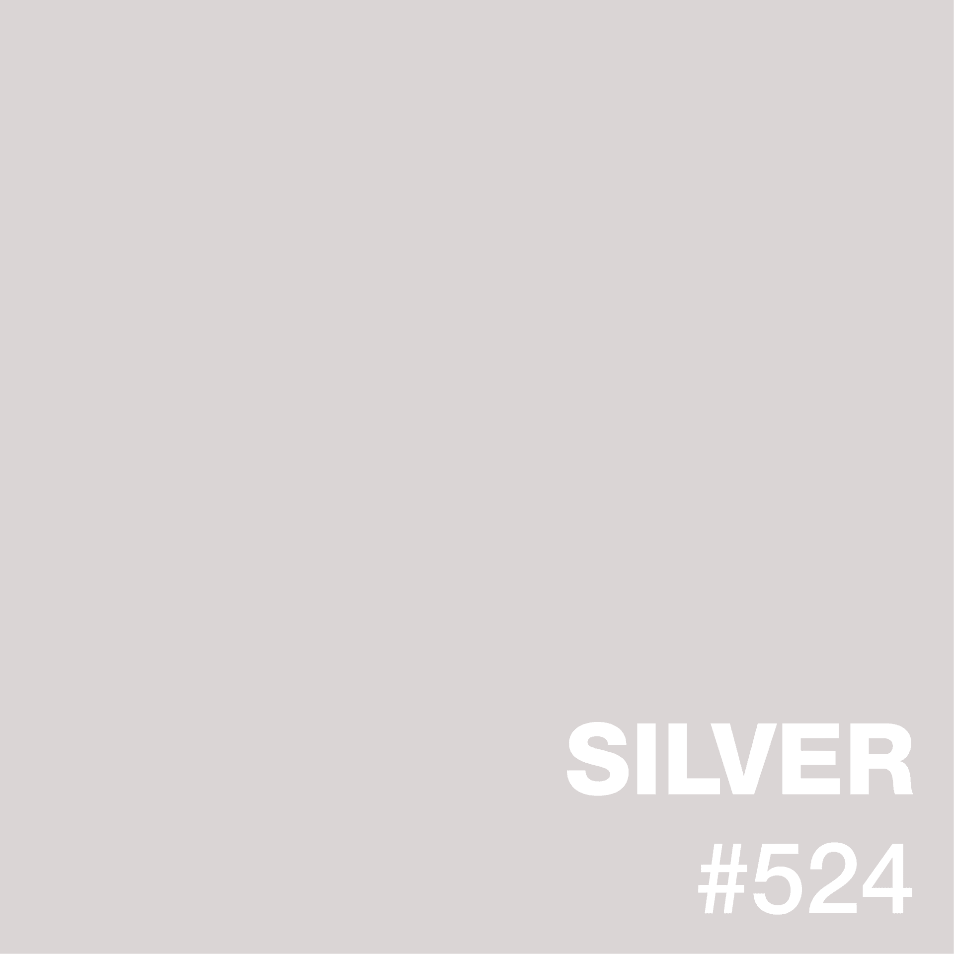 Silver epoxy flake color swatch