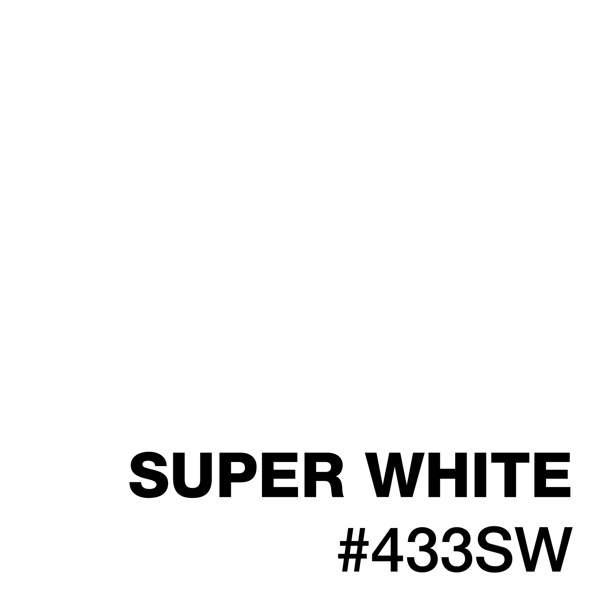 Super White epoxy flake color swatch
