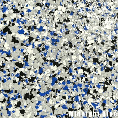 Blue Marble epoxy flake color swatch