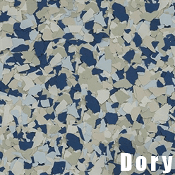 Dory epoxy flake color swatch