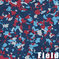 Field epoxy flake color swatch