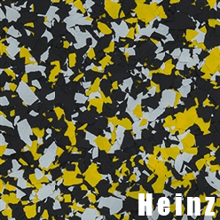 Heinz epoxy flake color swatch