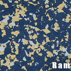 Ram epoxy flake color swatch